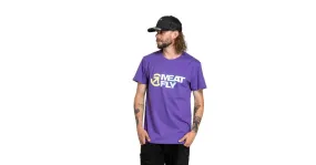 Herren-T-Shirt Meatfly Revital, Violett S