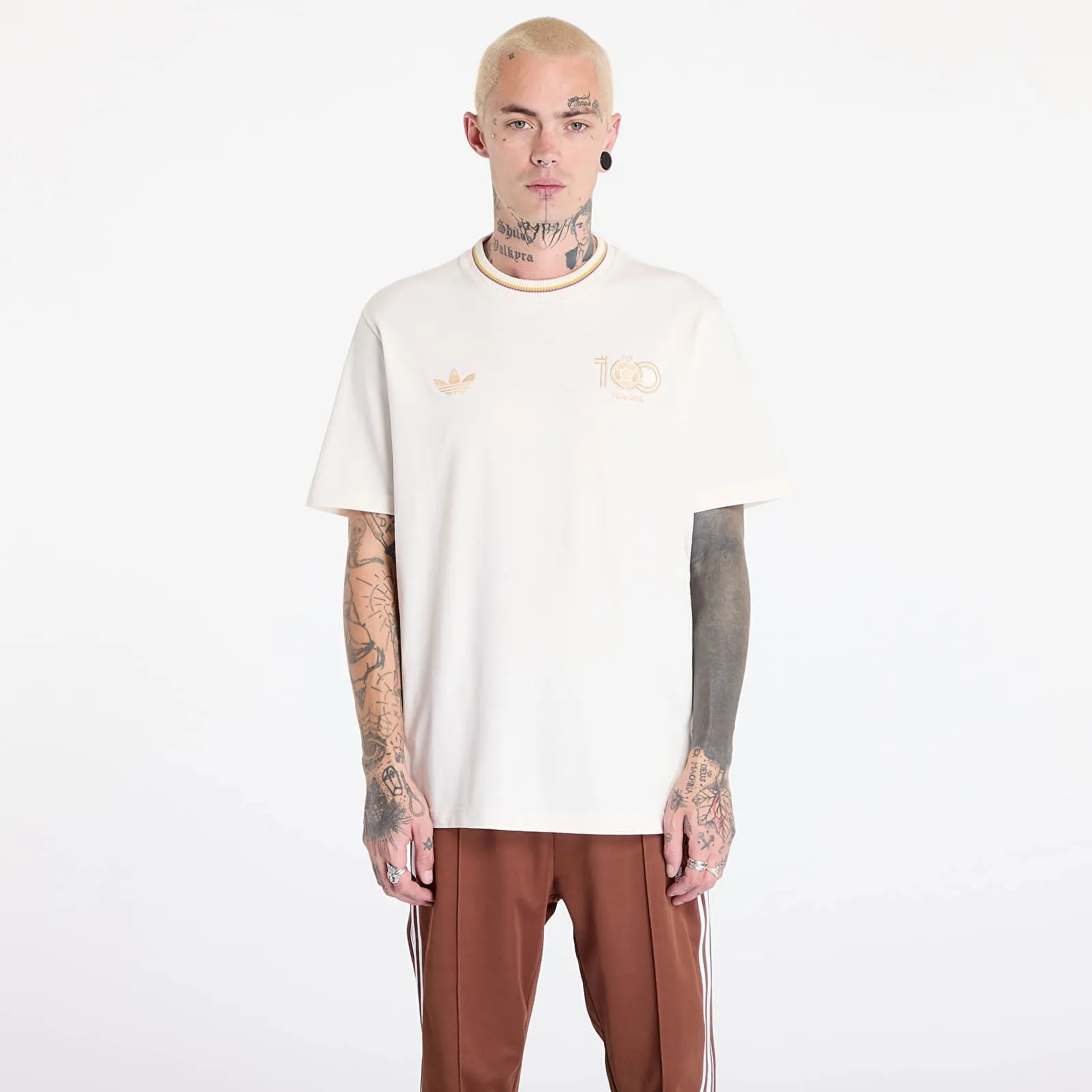 T-shirt adidas Originals adidas FCF Anniversary Tee Core White S IT3875